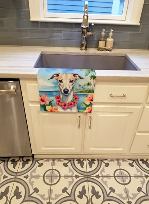 Whippet Luau Kitchen Towel - Freeyouthzbandz