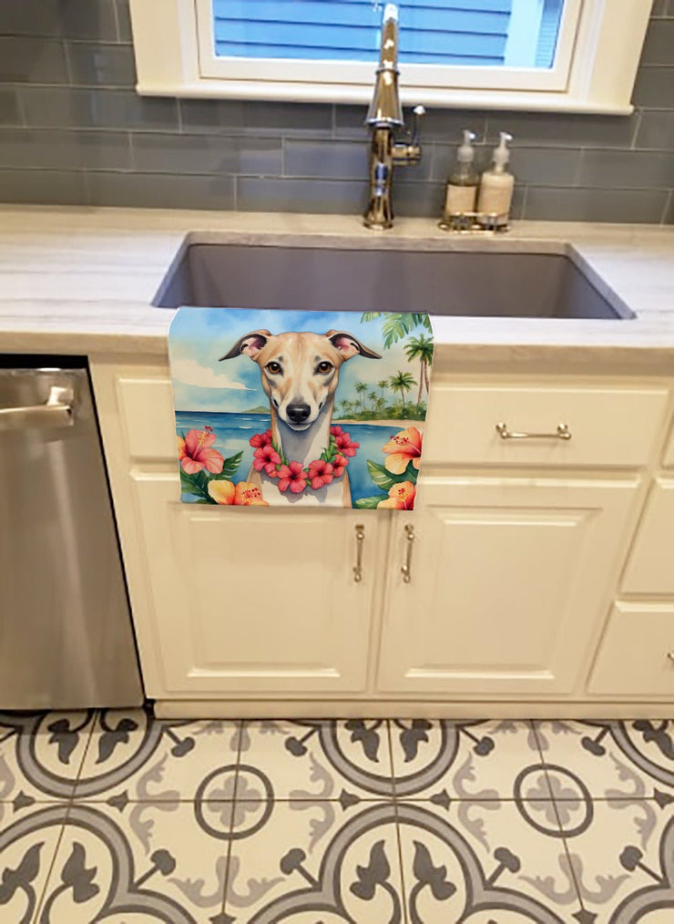 Whippet Luau Kitchen Towel - Freeyouthzbandz