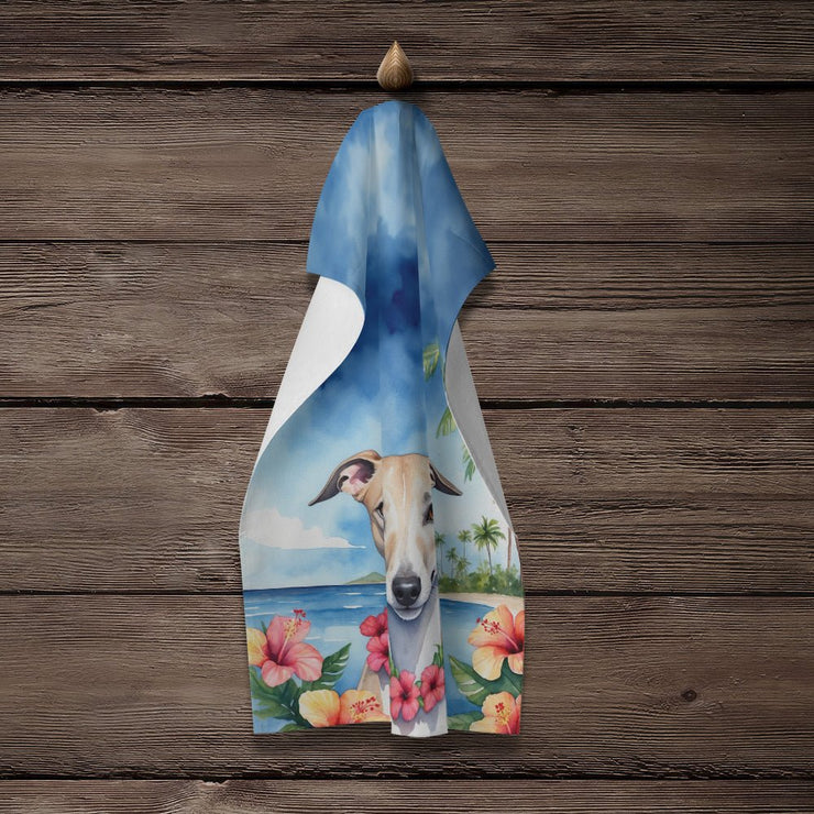 Whippet Luau Kitchen Towel - Freeyouthzbandz