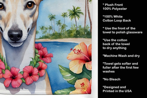 Whippet Luau Kitchen Towel - Freeyouthzbandz