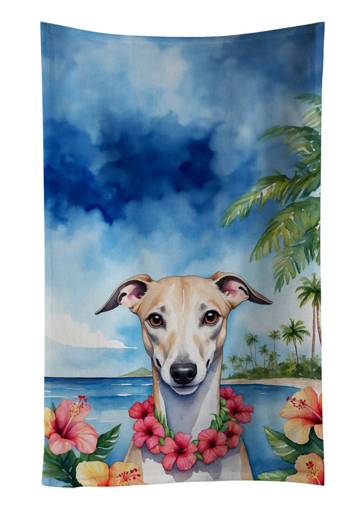 Whippet Luau Kitchen Towel - Freeyouthzbandz