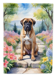 Bullmastiff Spring Path Garden Flag - Freeyouthzbandz