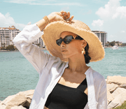 18K Gold Filled Curved Wide Minimalist Hoops (J305 - J307)(L395) - Freeyouthzbandz