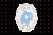 Friends to Lovers Trope Weatherproof Vinyl Sticker - Freeyouthzbandz