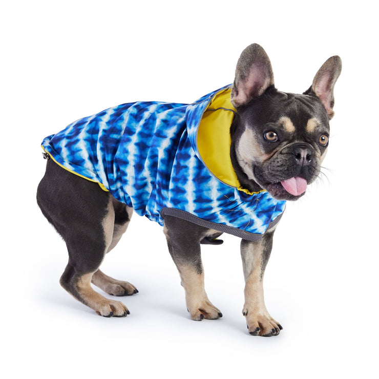 Reversible Elasto - Fit Raincoat - Yellow/Blue - Freeyouthzbandz