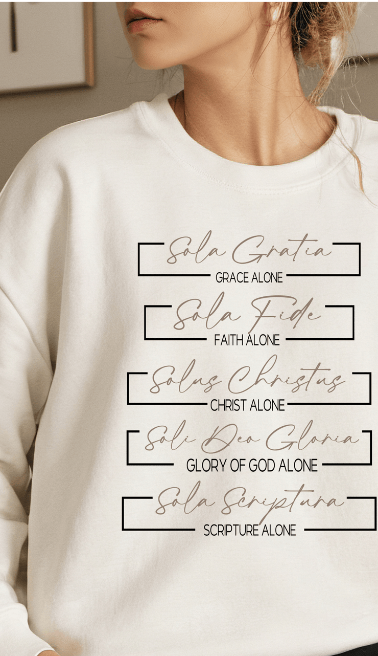 Christian Sweatshirt - Reformed Theology - Faith based - Freeyouthzbandz