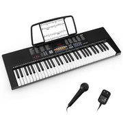 61 - Key Electronic Keyboard Piano with 3 Teaching Modes LED Display and Dual Keyboard - Freeyouthzbandz