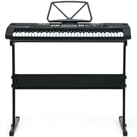 61 - Key Electronic Keyboard Piano Starter Set with Stand Bench and Headphones - Freeyouthzbandz