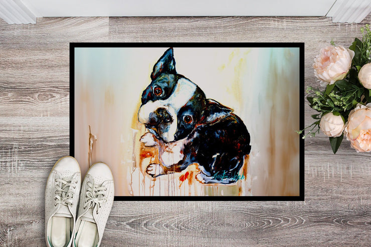 Boston Terrier The Look Doormat - Freeyouthzbandz