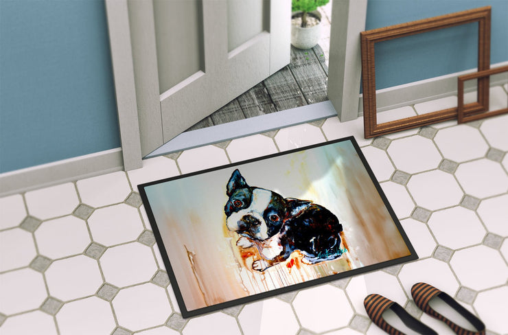 Boston Terrier The Look Doormat - Freeyouthzbandz