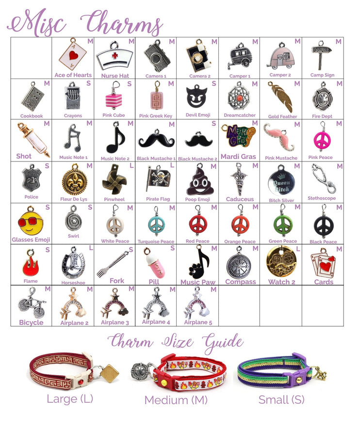 Miscellaneous Charms - Freeyouthzbandz