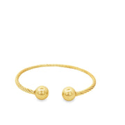 Thin Twisted Bead Bangle (B142) - Freeyouthzbandz
