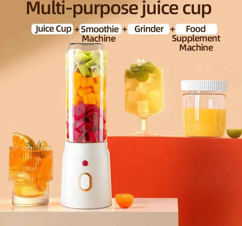 500ML Portable Electric Blender High - Speed USB Juicer Cup White - Freeyouthzbandz