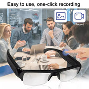 1080P HD Mini Camera Glasses Wearable DVR Video Recorder Black - Freeyouthzbandz