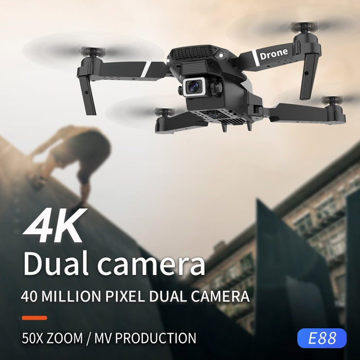 2021 NEW Drone 4k profession HD Wide Angle Camera 1080P WiFi fpv Drone Dual Camera Height Keep Drones Camera Helicopter Toys - Freeyouthzbandz