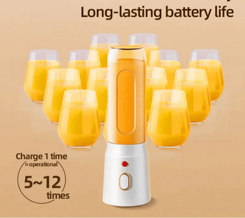 500ML Portable Electric Blender High - Speed USB Juicer Cup White - Freeyouthzbandz