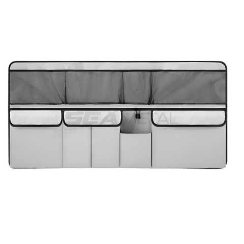 9 - Pocket Car Seat Back Organizer Wear - Resistant Oxford Cloth Gray - Freeyouthzbandz