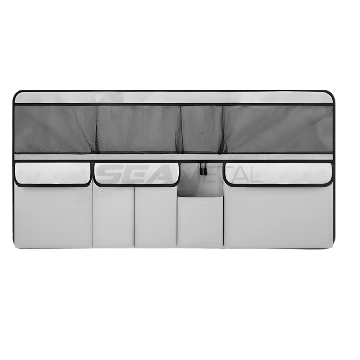 9 - Pocket Car Seat Back Organizer Wear - Resistant Oxford Cloth Gray - Freeyouthzbandz