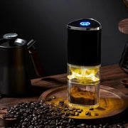 Portable Electric Coffee Grinder USB Rechargeable Black - Freeyouthzbandz