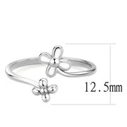 TK3631N - Stainless Steel Ring with No Stone No Plated (High Polished) - Freeyouthzbandz