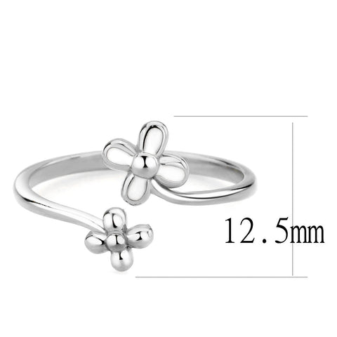 TK3631N - Stainless Steel Ring with No Stone No Plated (High Polished) - Freeyouthzbandz