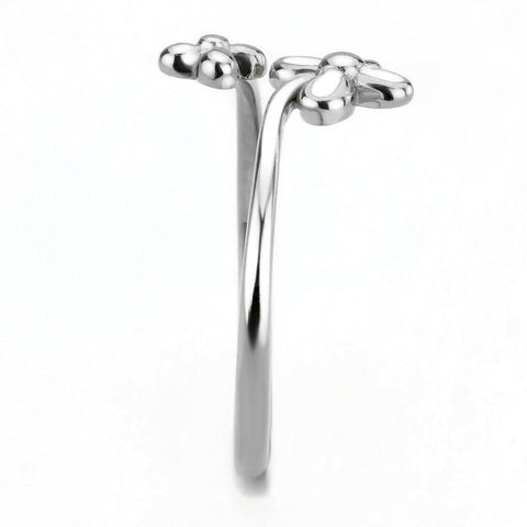 TK3631N - Stainless Steel Ring with No Stone No Plated (High Polished) - Freeyouthzbandz