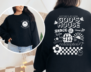 Christian Apparel - Gods House - Sweatshirt Style - Freeyouthzbandz