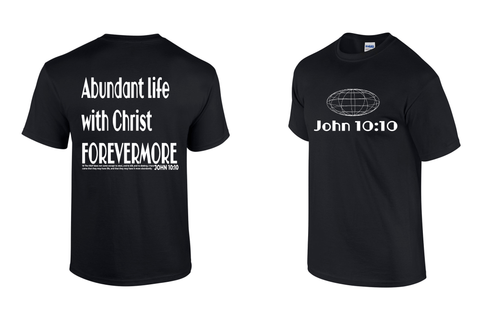 Abundant Life in Christ: New Beginnings Campaign Tshirt - Freeyouthzbandz