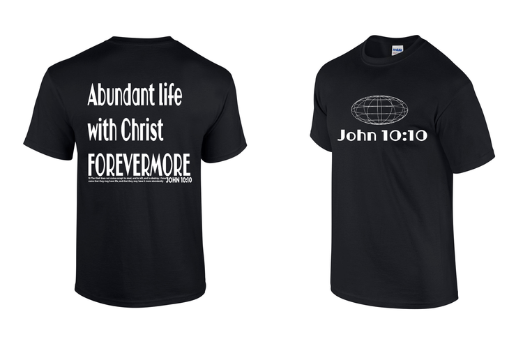 Abundant Life in Christ: New Beginnings Campaign Tshirt - Freeyouthzbandz