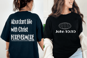 Abundant Life in Christ: New Beginnings Campaign Tshirt - Freeyouthzbandz