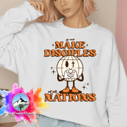 Christian Sweatshirt - Make Disciples - Graphic Sweatshirt - Freeyouthzbandz
