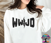 WWJD - Christian Sweatshirt - Streetwear Style - Freeyouthzbandz