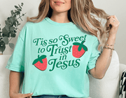 Christian Graphic Tee - Sweet Following Jesus - Freeyouthzbandz