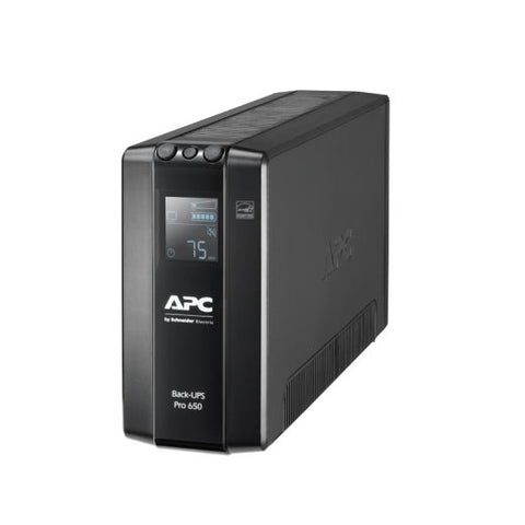 NNEDSZ APC Back UPS Pro BR 650VA, 6 Outlets, AVR, LCD Interface, High Performance Computer and Electronics UPS for Premium Power Protection - Freeyouthzbandz