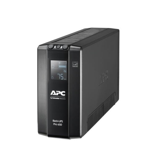 NNEDSZ APC Back UPS Pro BR 650VA, 6 Outlets, AVR, LCD Interface, High Performance Computer and Electronics UPS for Premium Power Protection - Freeyouthzbandz