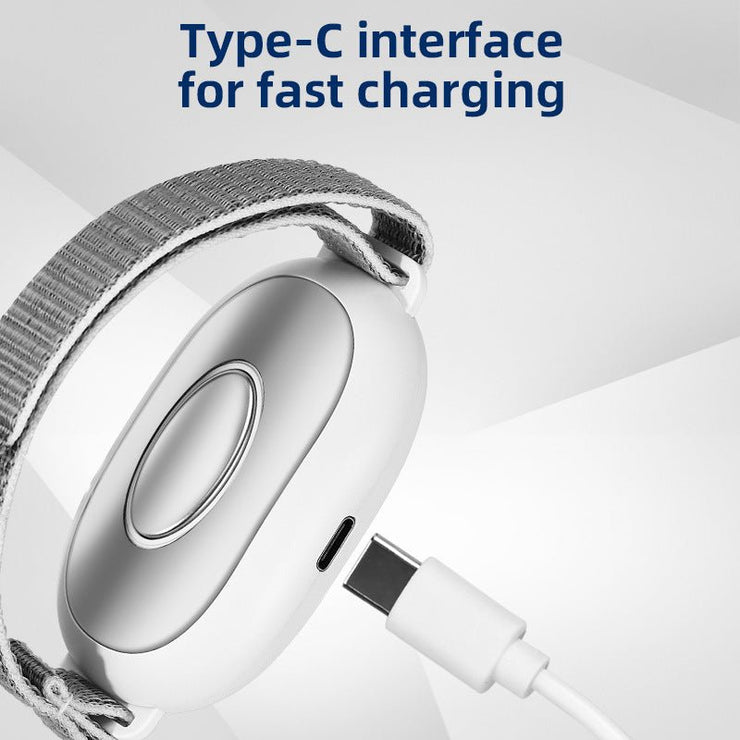 NNEDSZ Green Portable Sleep Aid Device - EMS Pulse Relaxation & Stress Relief Gadget with LED Display, Adjustable Wrist Strap - Freeyouthzbandz