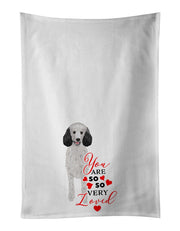 Poodle Standard Silver so Loved Kitchen Towel Set of 2 - Freeyouthzbandz