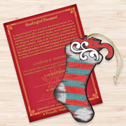 Blue Stocking Wooden Ornaments Christmas by G. DeBrekht - Christmas Decor - 8198802 - 2 - Freeyouthzbandz