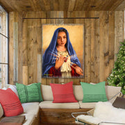 Immaculate Heart of Mary Wall Art by D. Gelsinger - Nativity Holiday Decor - 95686B - DG - Freeyouthzbandz