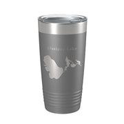 Ossipee Lake Map Tumbler Travel Mug Insulated Laser Engraved Coffee Cup New Hampshire 20 oz - Freeyouthzbandz