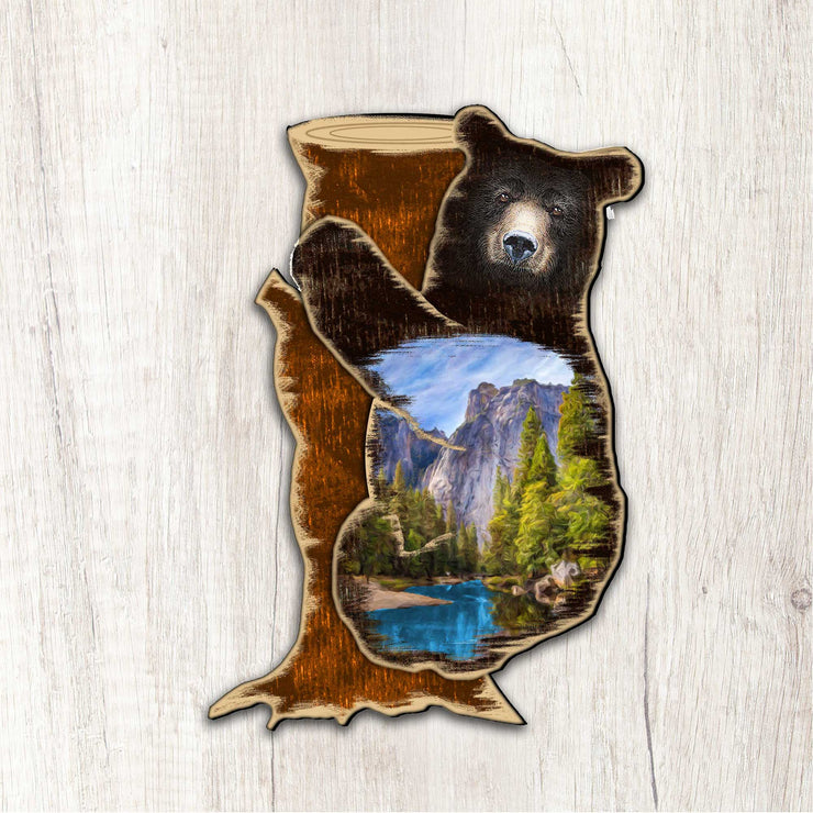 Climbing Bear Wildlife Decor by G. DeBrekht - Designocracy - 81982153M - Freeyouthzbandz
