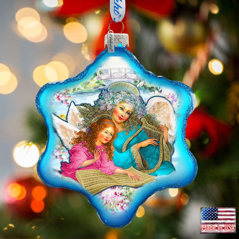 Sisterhood Glass Ornament by Strelkina at G. DeBrekht - Christmas Decor - 754 - 041 - Freeyouthzbandz