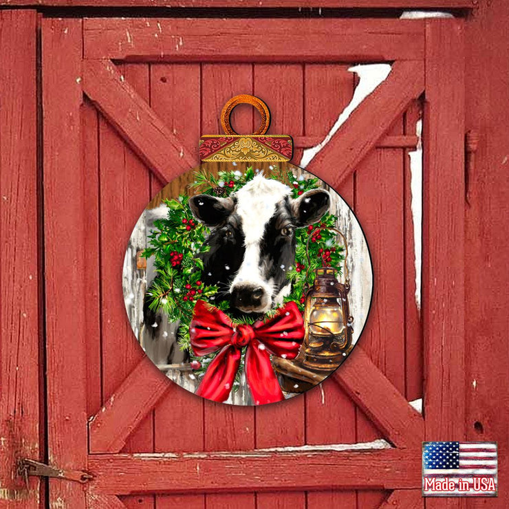 Christmas on the Farm Door Decor by D. Gelsinger - Christmas Decor - 8021128H - DG - Freeyouthzbandz