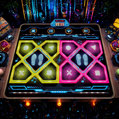 Double Electronic Dance Mat for Kids and Adults - Freeyouthzbandz
