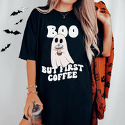 Boo But First Coffee Tee - Freeyouthzbandz