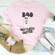 Boo But First Coffee Tee - Freeyouthzbandz