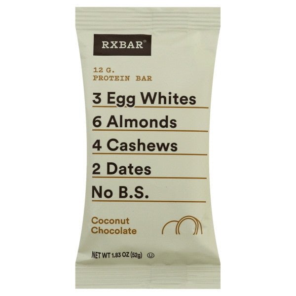 Rxbar Chocolate Coconut (12X1.83 OZ) - Freeyouthzbandz