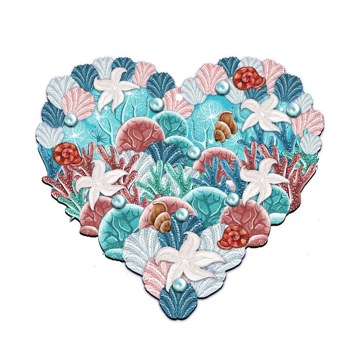 Coastal Heart Door Decor by G. DeBrekht - Coastal Holiday Decor - 8198737H - Freeyouthzbandz