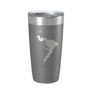 Lake Waco Map Tumbler Travel Mug Insulated Laser Engraved Coffee Cup Texas 20 oz - Freeyouthzbandz