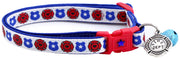 Fire and Police Badges Cat Collar - Freeyouthzbandz